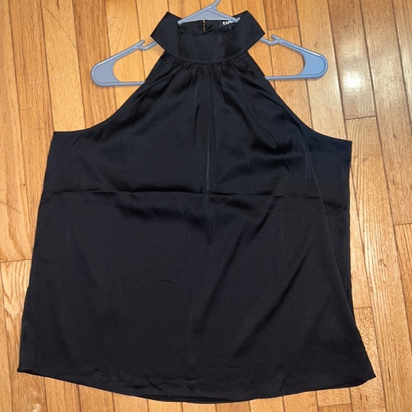 Express Halter Neck Ruched Top - Picture 2 of 6